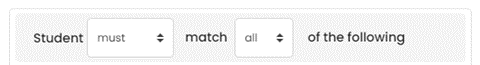 Moodle - Restriction Settings - Any or All